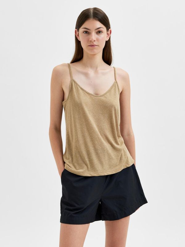 Selected Femme Selected Femme Ivy Majica bez rukava smeđa