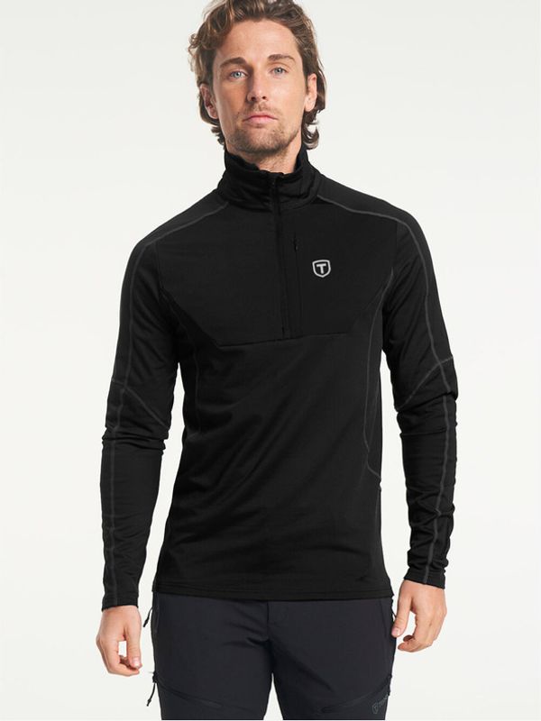 Tenson Tenson TXlite Halfzip Majica dugih rukava crna