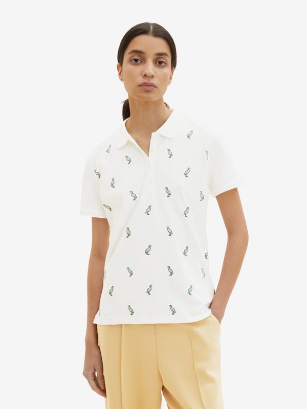Tom Tailor Tom Tailor Polo majica bijela