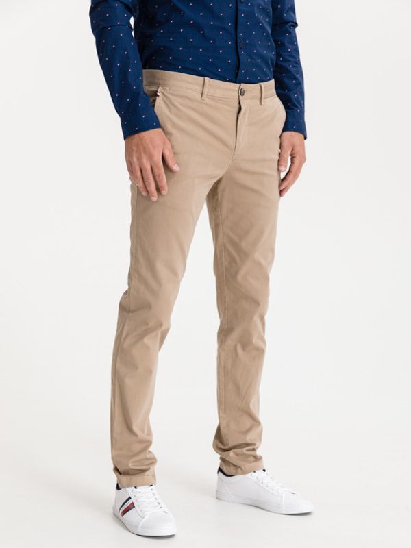 Tommy Hilfiger Tommy Hilfiger Bleecker Chino Hlače bež