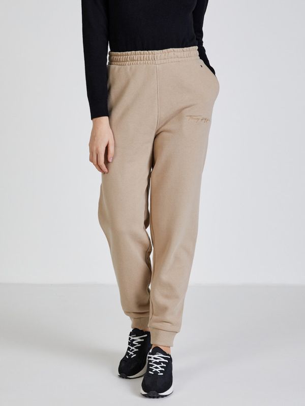 Tommy Hilfiger Tommy Hilfiger Donji dio trenirke smeđa