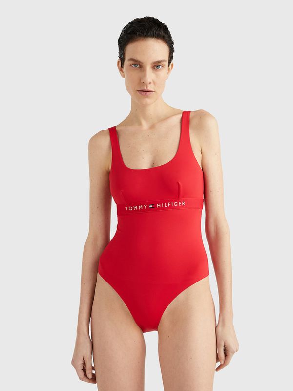 Tommy Hilfiger Tommy Hilfiger Jednodijelni kupaći kostim crvena