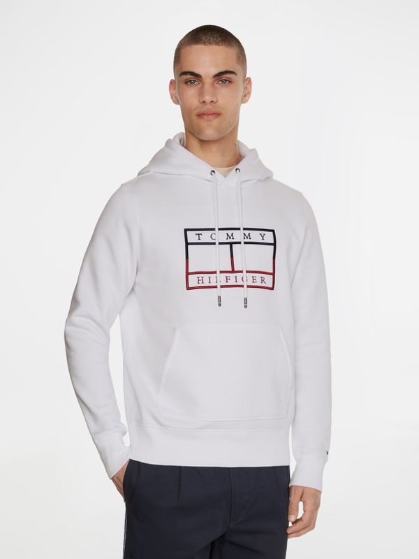 Tommy Hilfiger Tommy Hilfiger Majica dugih rukava bijela