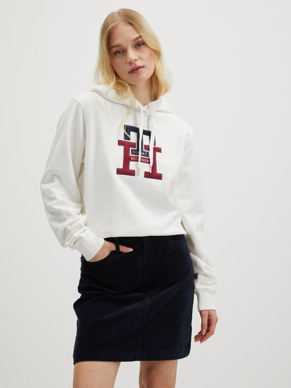 Tommy Hilfiger Tommy Hilfiger Majica dugih rukava bijela