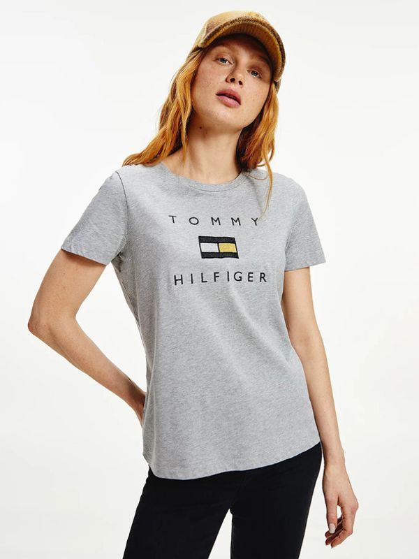 Tommy Hilfiger Tommy Hilfiger Majica siva
