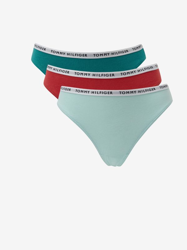 Tommy Hilfiger Tommy Hilfiger Underwear 3-pack Gaćice zelena