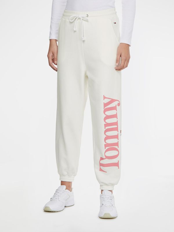 Tommy Jeans Tommy Jeans Donji dio trenirke bijela