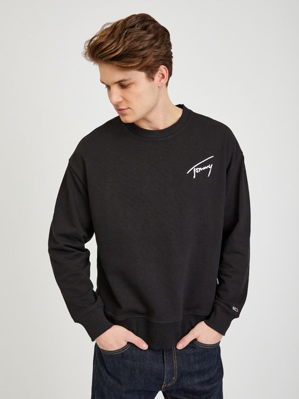 Tommy Jeans Tommy Jeans Majica dugih rukava crna