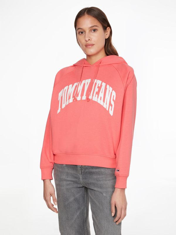 Tommy Jeans Tommy Jeans Majica dugih rukava ružičasta