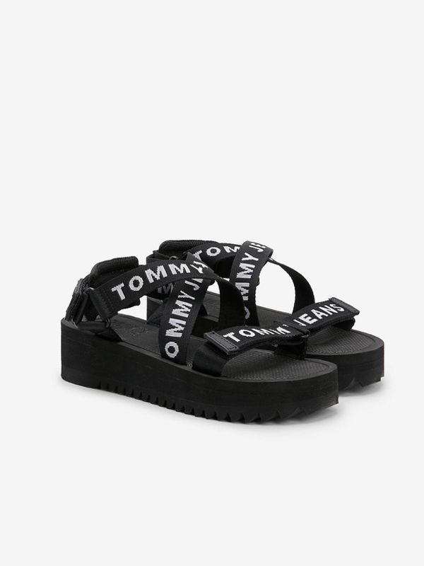 Tommy Jeans Tommy Jeans Sandale crna