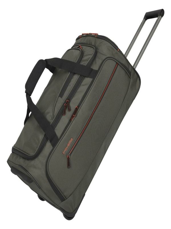 Travelite Travelite Crosslite 5.0 Wheeled Duffle M Dark Olive Torba zelena