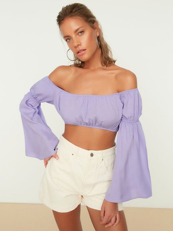 Trendyol Trendyol Bluza ljubičasta