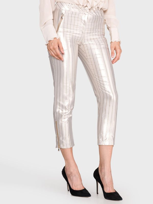 TWINSET TWINSET Hlače zlatna