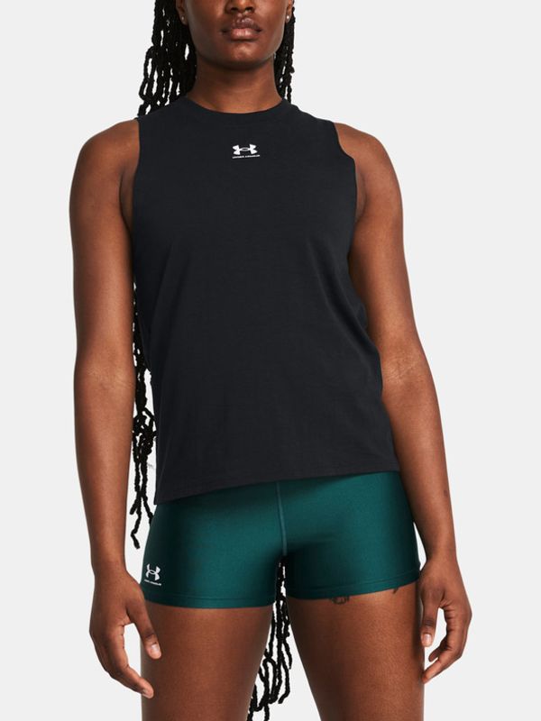 Under Armour Under Armour Campus Muscle Majica bez rukava crna