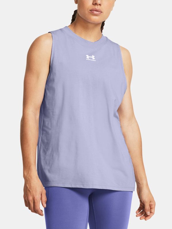 Under Armour Under Armour Campus Muscle Majica bez rukava ljubičasta