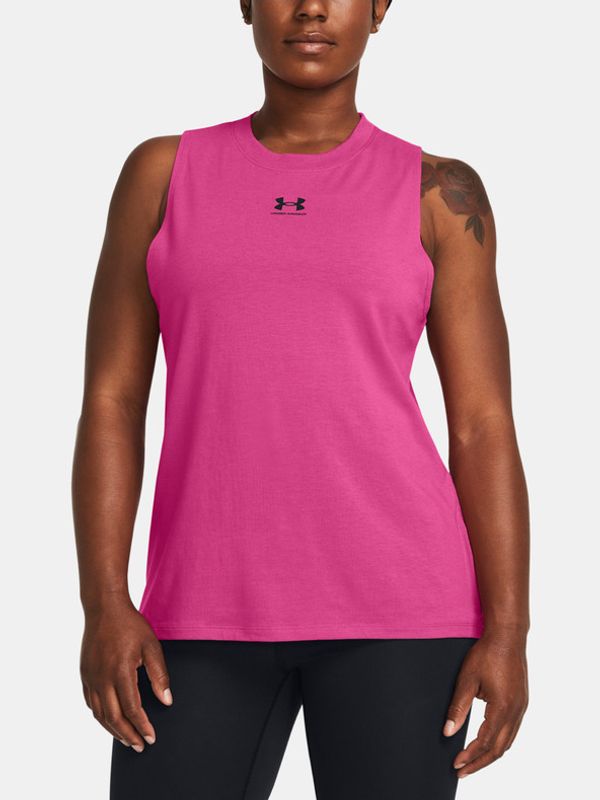 Under Armour Under Armour Campus Muscle Majica bez rukava ružičasta