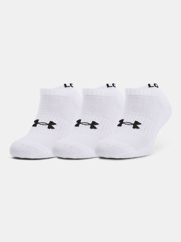 Under Armour Under Armour Core No Show 3-pack Čarape bijela