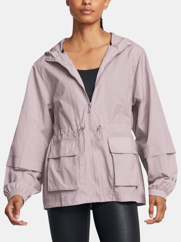 Under Armour Under Armour Crinkle Woven Jakna siva