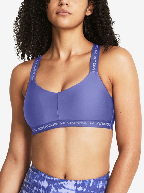 Under Armour Under Armour Crossback Low Sportski Grudnjak ljubičasta