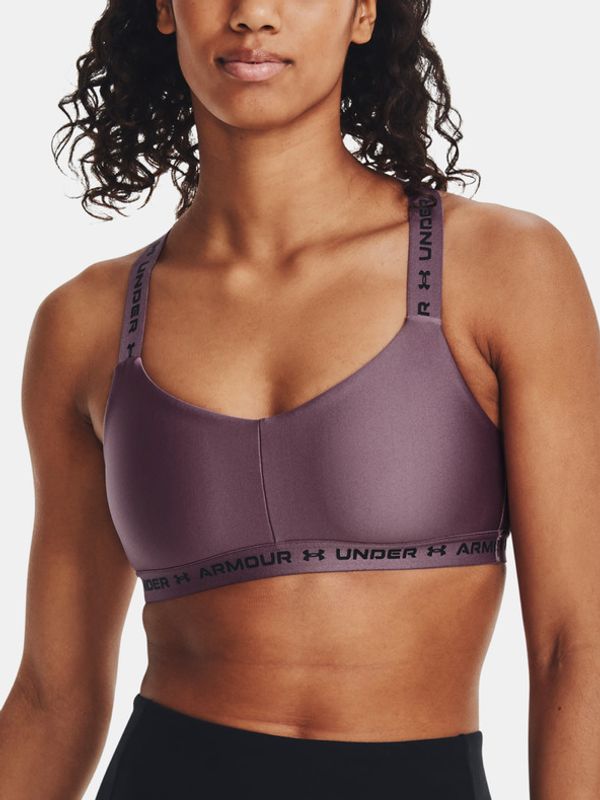 Under Armour Under Armour Crossback Low Sportski Grudnjak ljubičasta