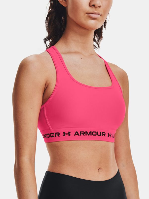 Under Armour Under Armour Crossback Mid Sportski Grudnjak ružičasta