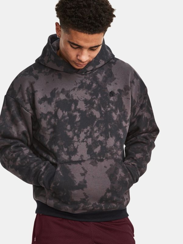 Under Armour Under Armour Curry Acid Wash Hoodie Majica dugih rukava siva