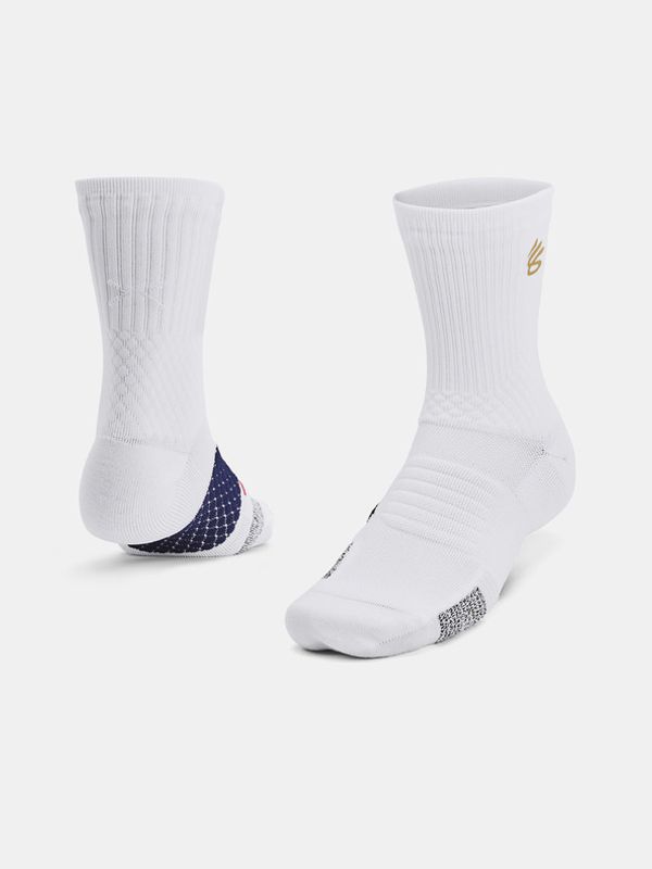 Under Armour Under Armour Curry UA AD Playmaker Mid Čarape bijela
