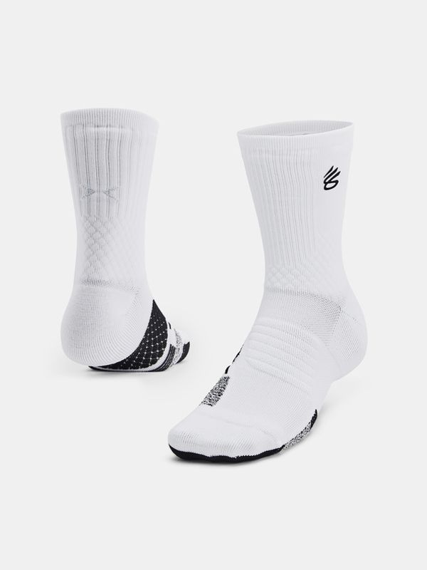Under Armour Under Armour Curry UA AD Playmaker Mid Čarape bijela