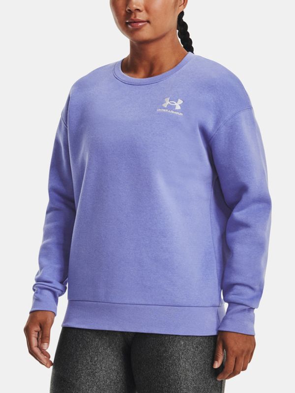 Under Armour Under Armour Essential Fleece Crew Majica dugih rukava plava