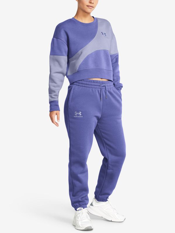 Under Armour Under Armour Essential Fleece Donji dio trenirke ljubičasta