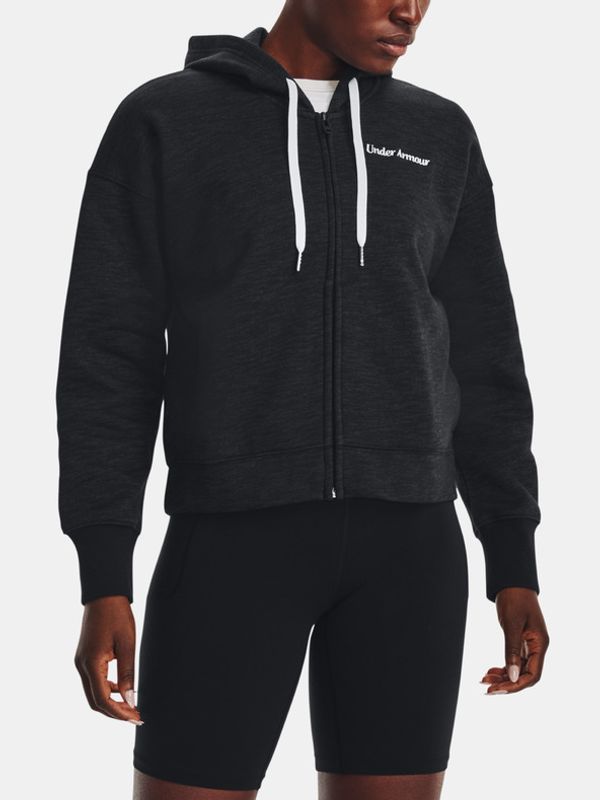 Under Armour Under Armour Essential Script FZ Majica dugih rukava crna