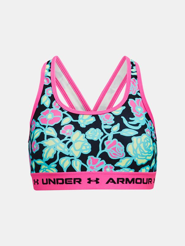Under Armour Under Armour G Crossback Mid Printed Dječji grudnjak crna