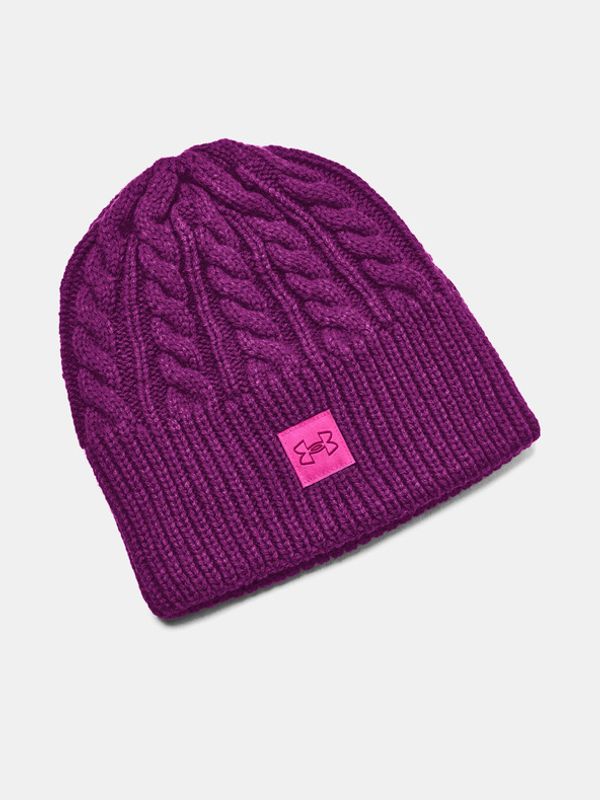Under Armour Under Armour Halftime Cable Knit Kapa ljubičasta