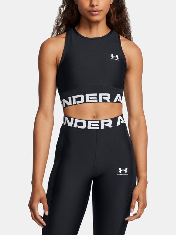 Under Armour Under Armour HeatGear Rib Majica bez rukava crna