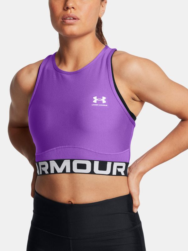 Under Armour Under Armour HeatGear Rib Majica bez rukava ljubičasta