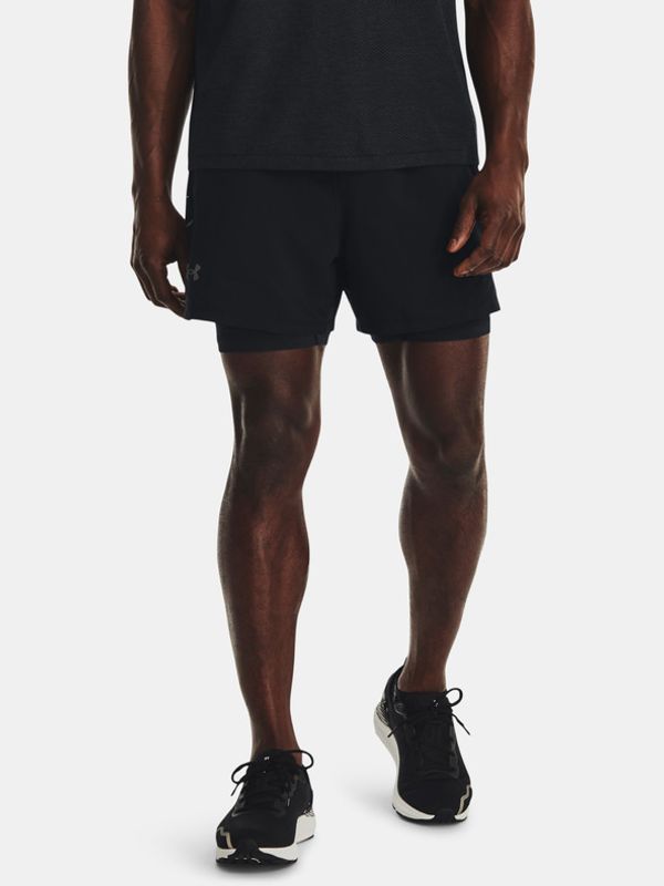 Under Armour Under Armour Launch Elite 2in1 5'' Kratke hlače crna