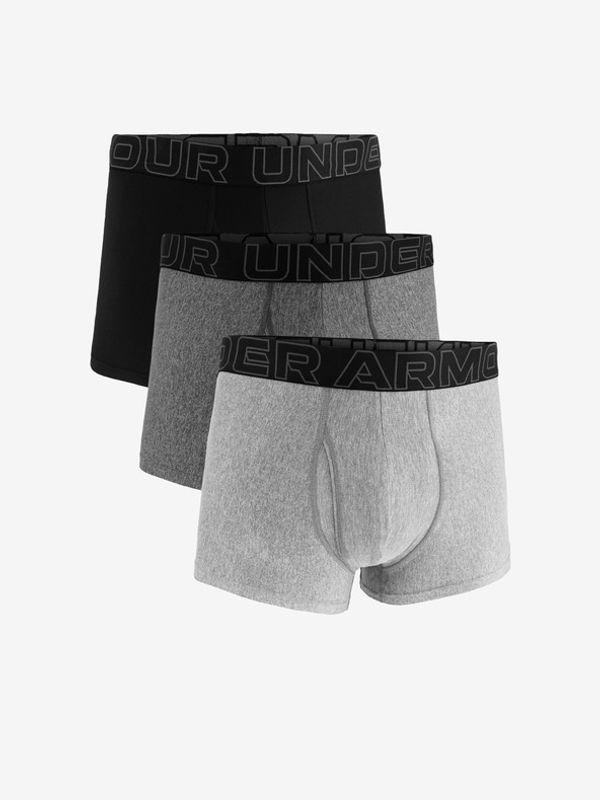 Under Armour Under Armour M UA Perf Tech 3in 3-pack Bokserice siva