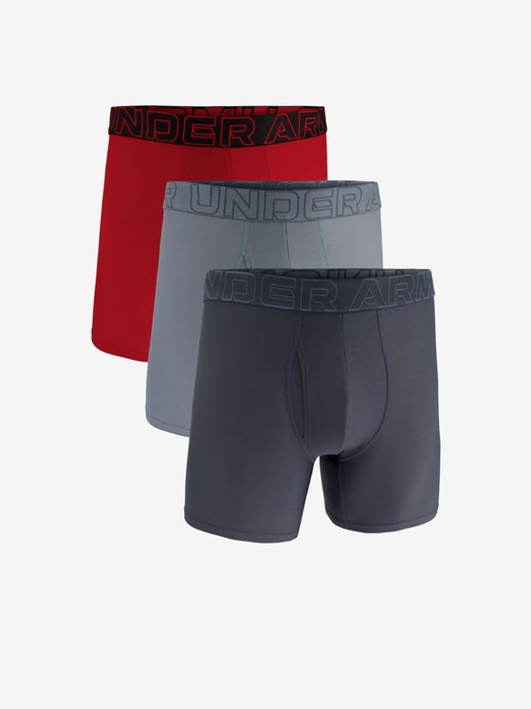 Under Armour Under Armour M UA Perf Tech Mesh 6in 3-pack Bokserice siva