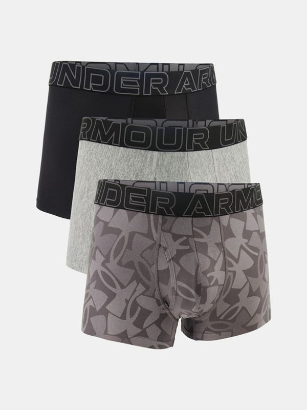 Under Armour Under Armour M UA Perf Tech Nov 3in 3-pack Bokserice siva