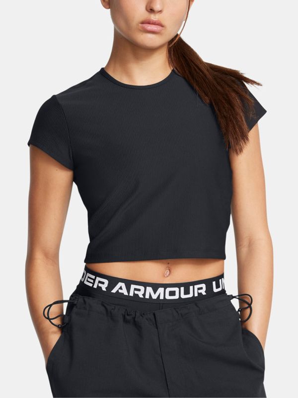 Under Armour Under Armour Meridian Rib Baby Tee Majica crna