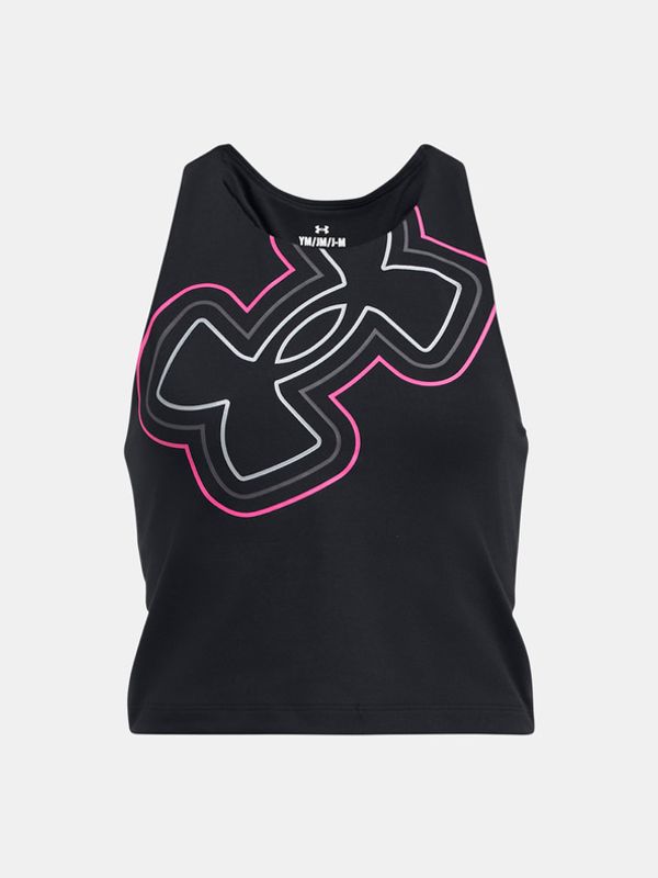 Under Armour Under Armour Motion Branded Crop Majica bez rukava dječja crna