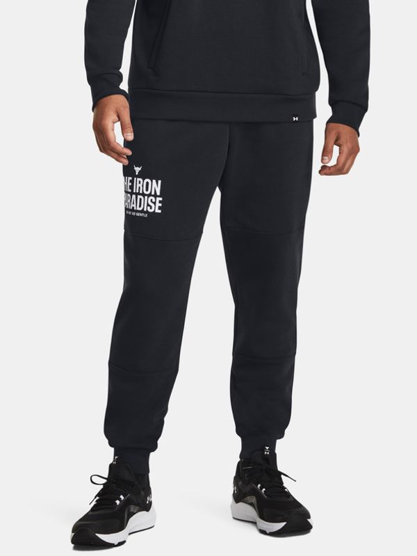 Under Armour Under Armour Pjt Rock Rival Flc Donji dio trenirke crna