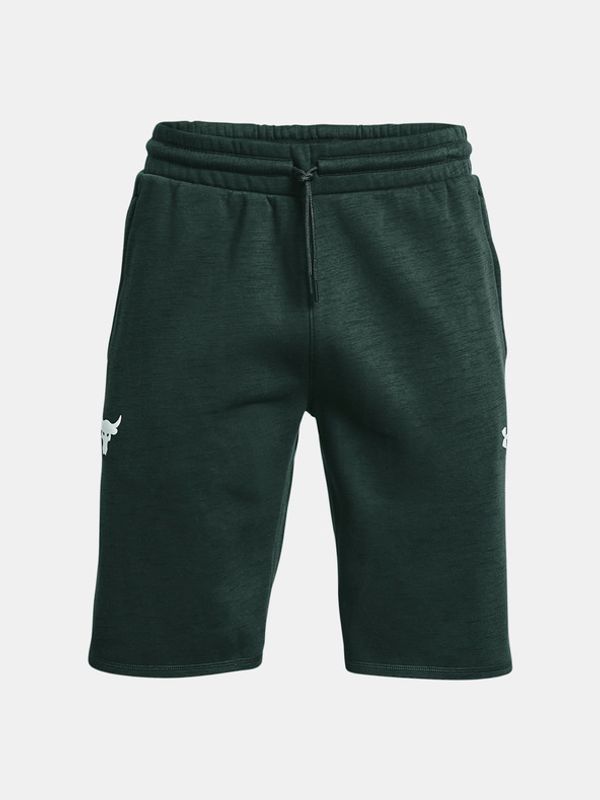 Under Armour Under Armour Project Rock Charged Cotton® Kratke hlače zelena