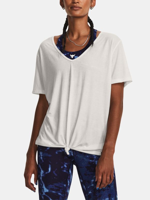 Under Armour Under Armour Project Rock Completer Deep V Majica bež