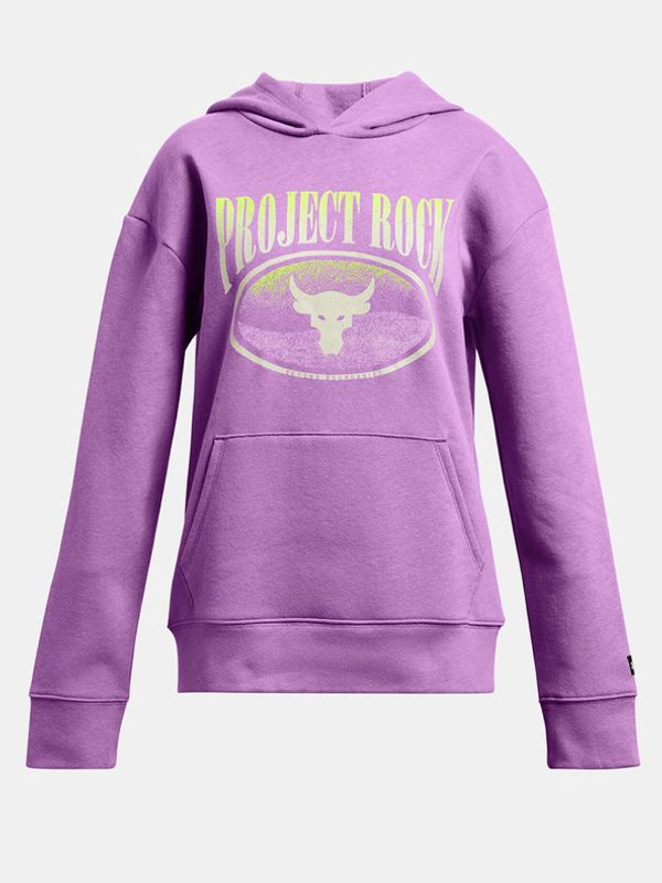 Under Armour Under Armour Project Rock G Campus Hoodie Trenirka (gornji dio) dječja ljubičasta