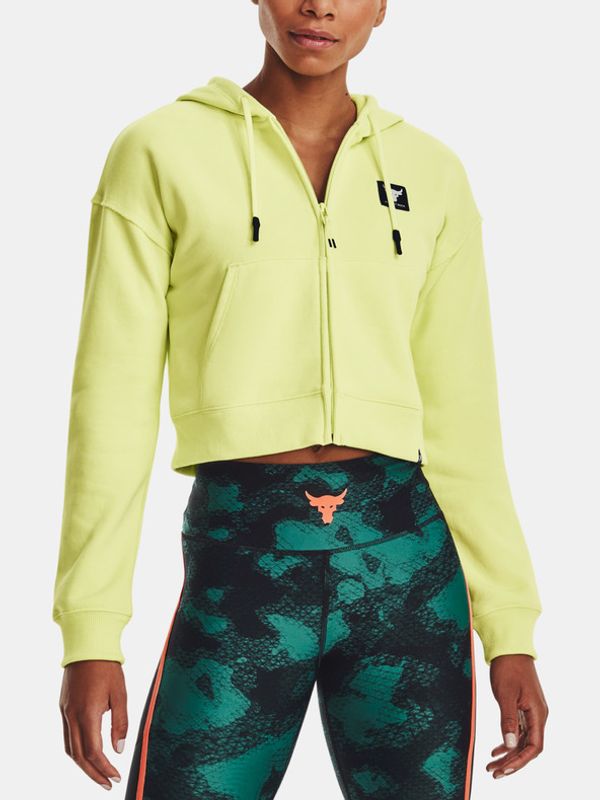 Under Armour Under Armour Project Rock HW Terry FZ Majica dugih rukava zelena