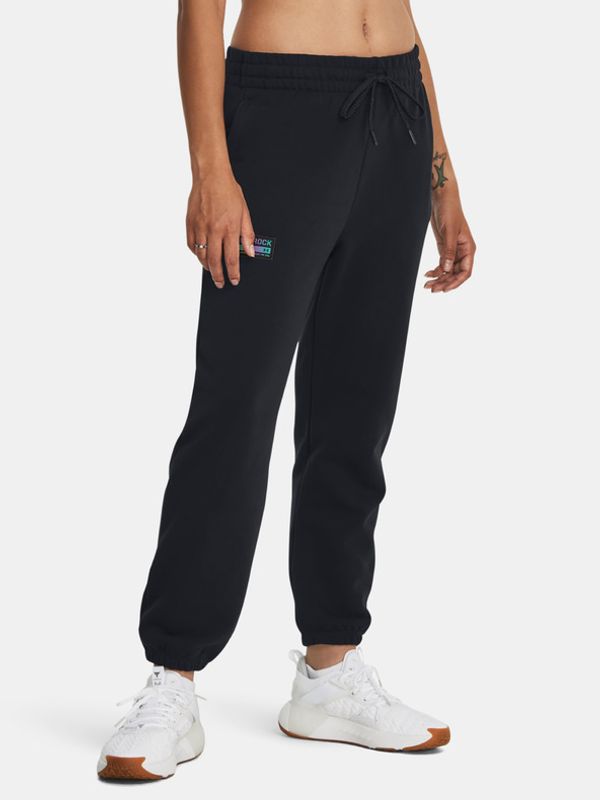 Under Armour Under Armour Project Rock HW Terry Pnt Donji dio trenirke crna