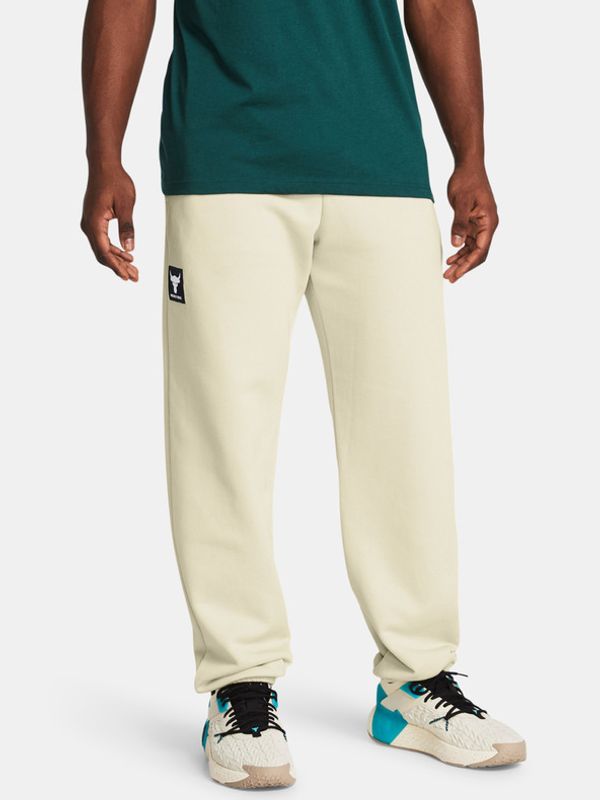 Under Armour Under Armour Project Rock Hwt Terry Donji dio trenirke bijela