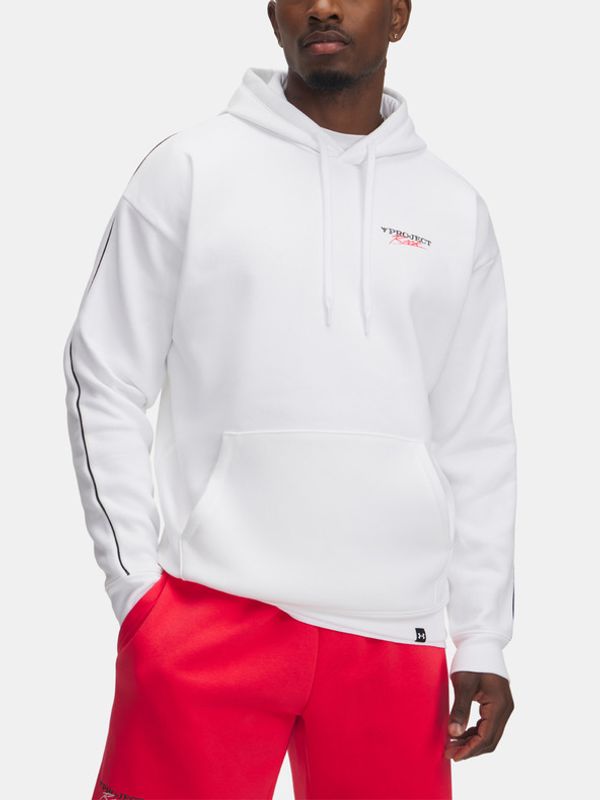 Under Armour Under Armour Project Rock Icon Fleece Hdy Majica dugih rukava bijela