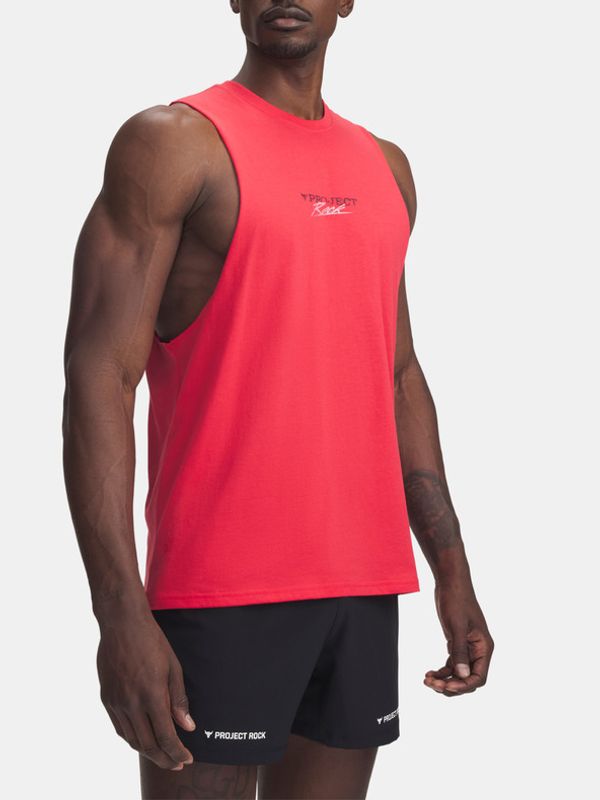 Under Armour Under Armour Project Rock Majica bez rukava crvena